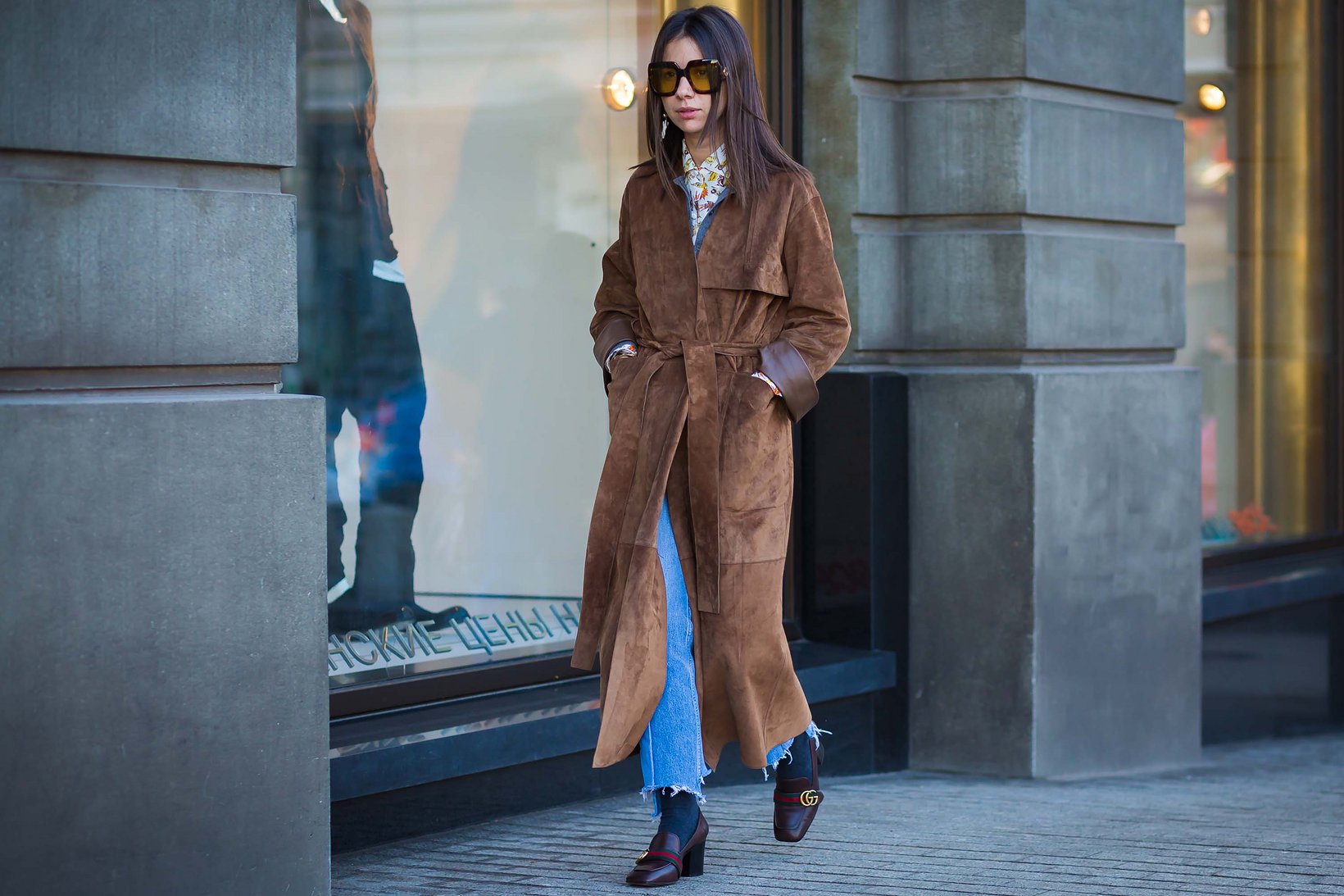 俄罗斯梅赛德斯-奔驰时装周潮人街拍精选特辑