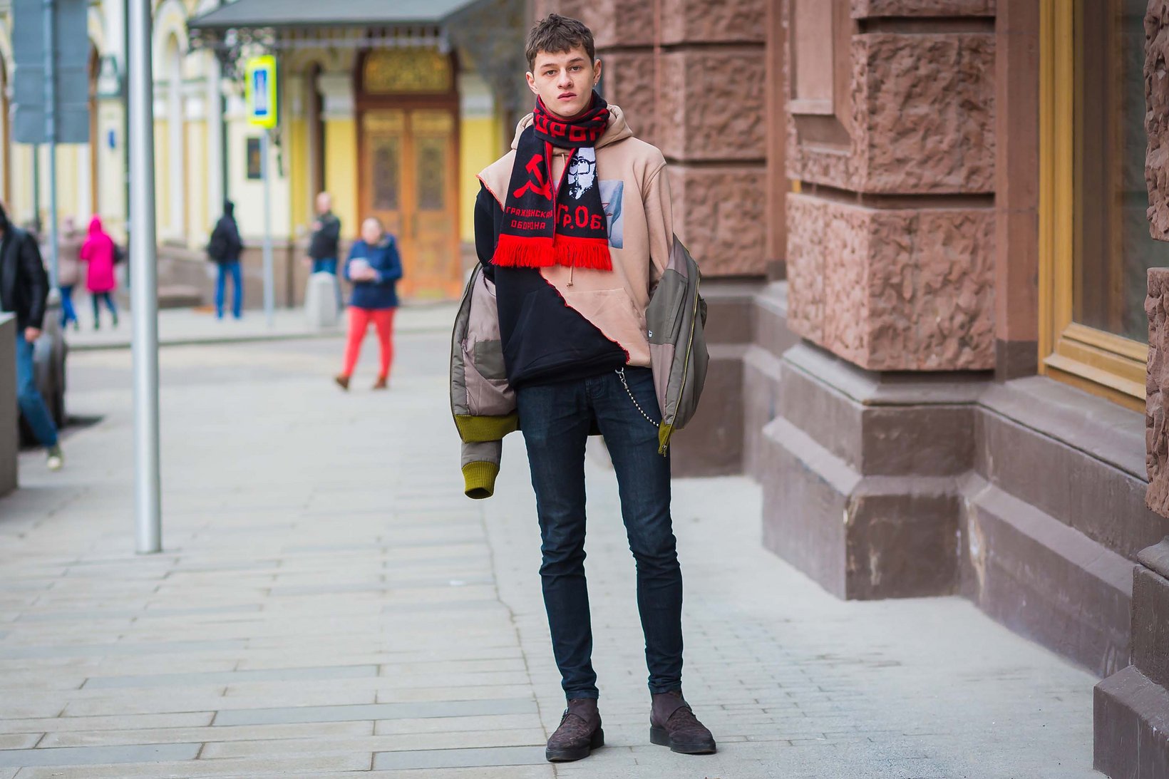 俄罗斯梅赛德斯-奔驰时装周潮人街拍精选特辑