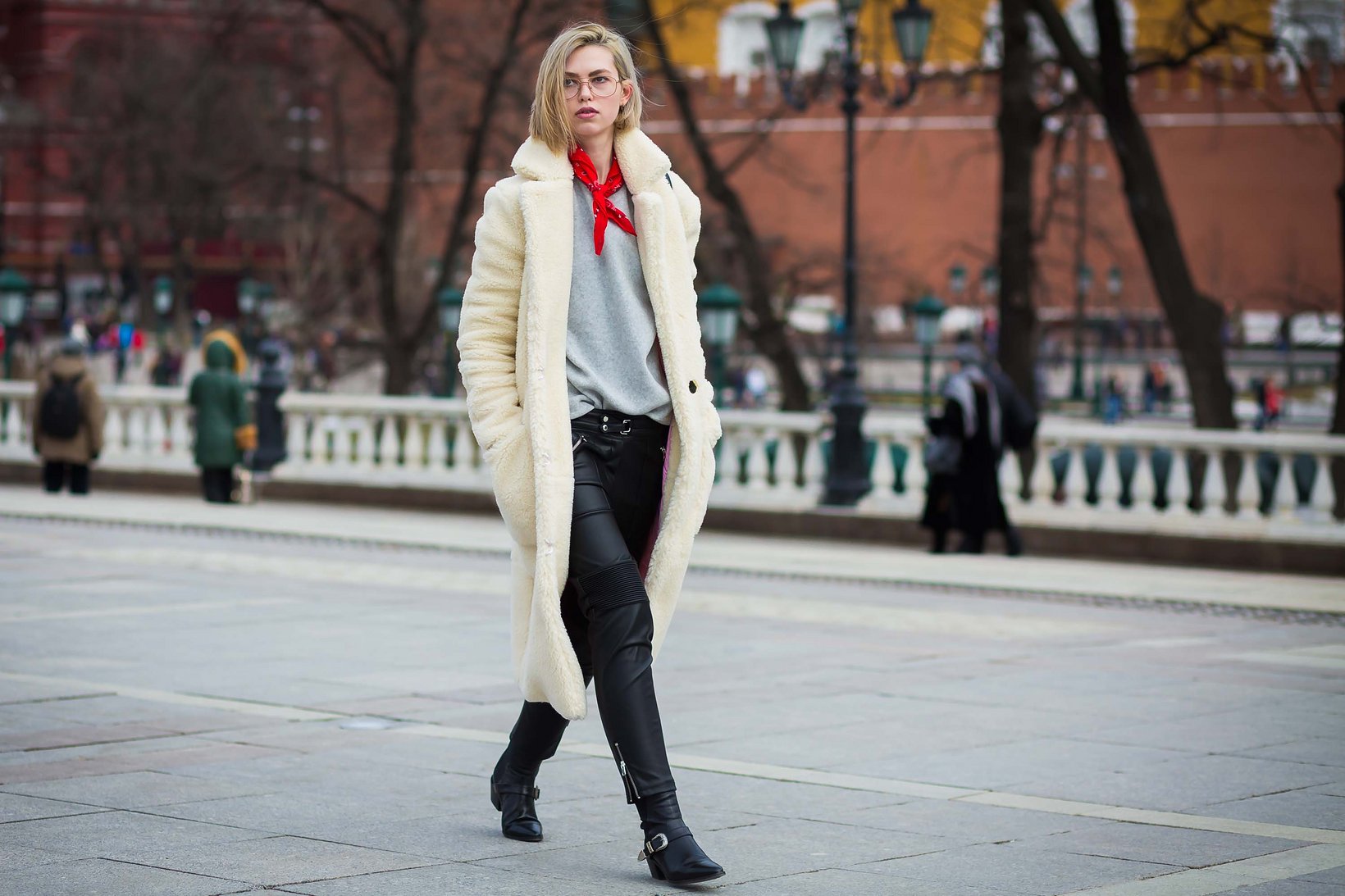 俄罗斯梅赛德斯-奔驰时装周潮人街拍精选特辑