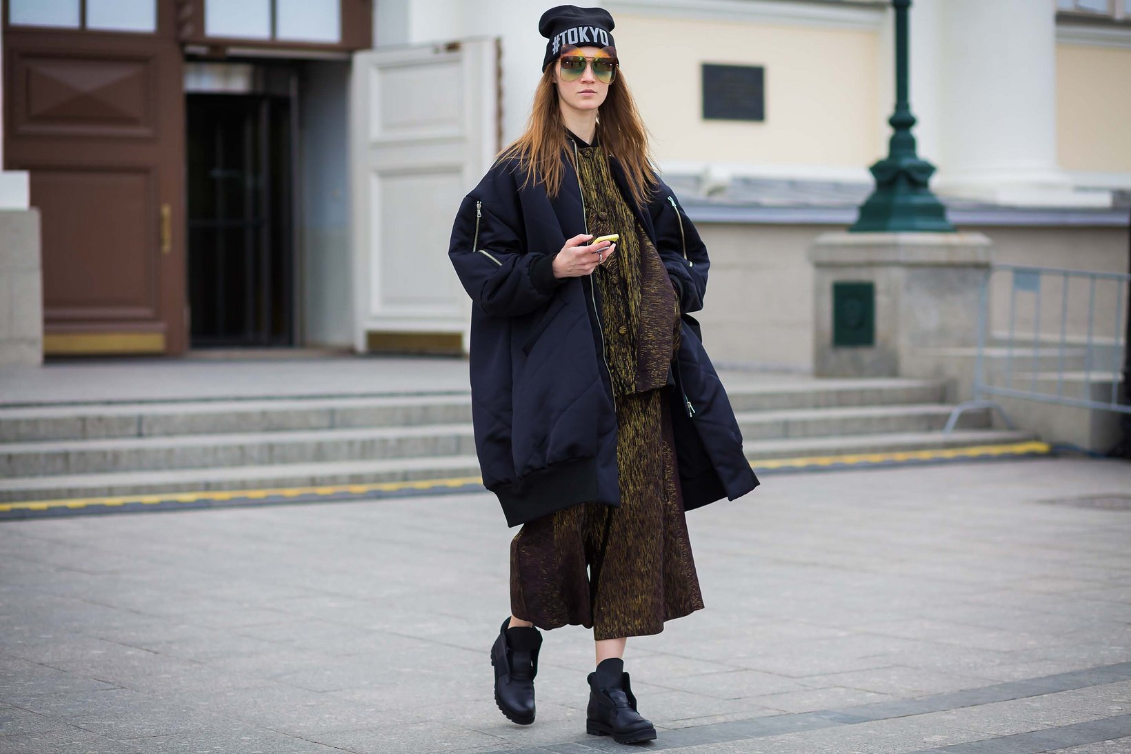 俄罗斯梅赛德斯-奔驰时装周潮人街拍精选特辑