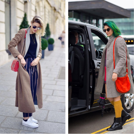 今日街拍示范：“红色”风格本季想不火都难