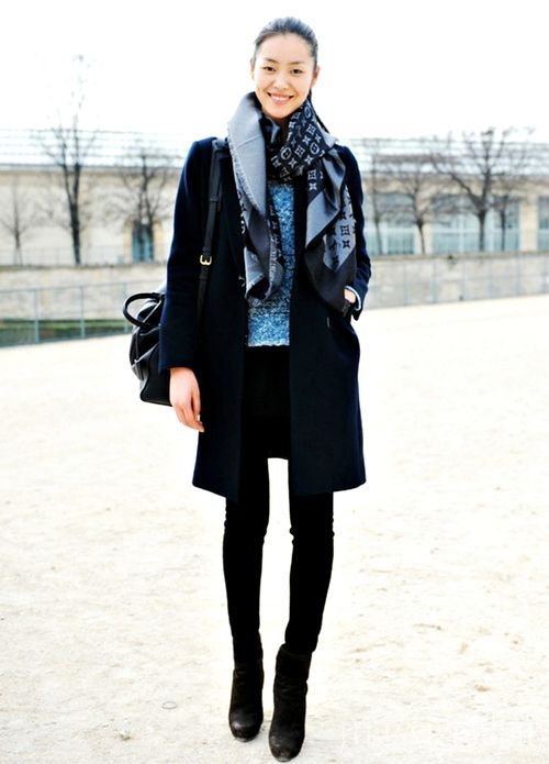 刘雯街拍 会穿衣人还美的不要不要的