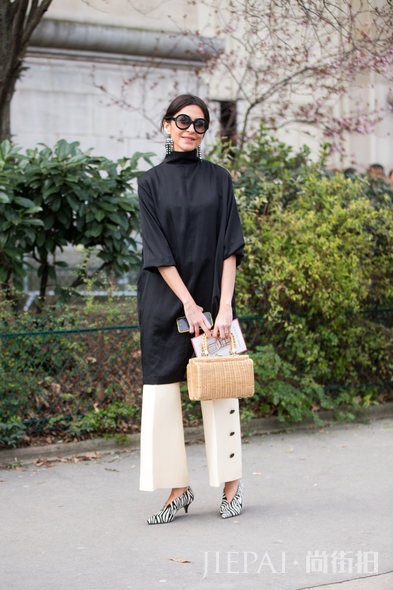 露肉又显瘦 ! 看街拍学今夏潮流混搭方案