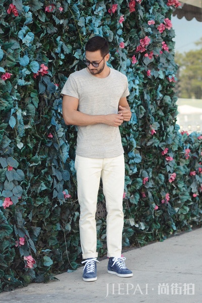 欧美型男街拍 看初夏着装指南