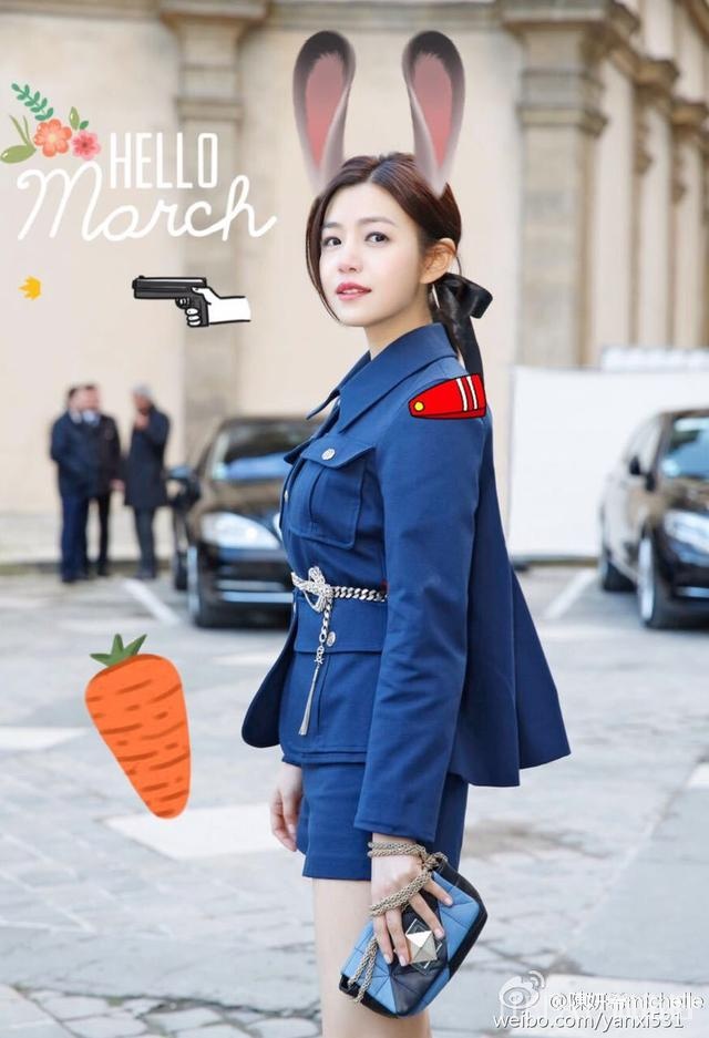 陈妍希街拍 如何完美穿搭逆袭成功减龄