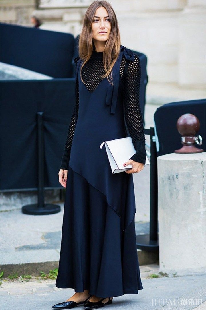 欧美街拍 看潮女吊带穿搭出新趋势