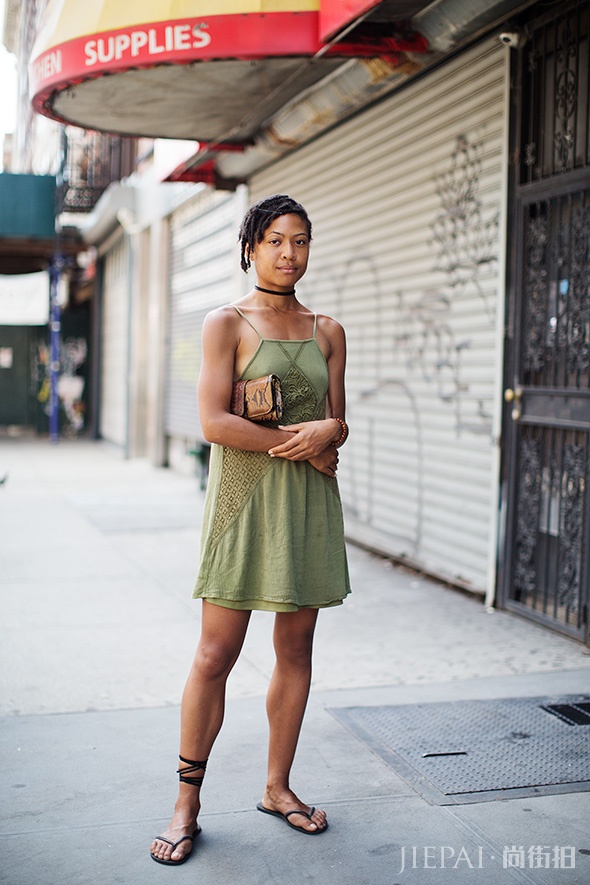 2016年8月纽约潮人街拍 搭配各有特色