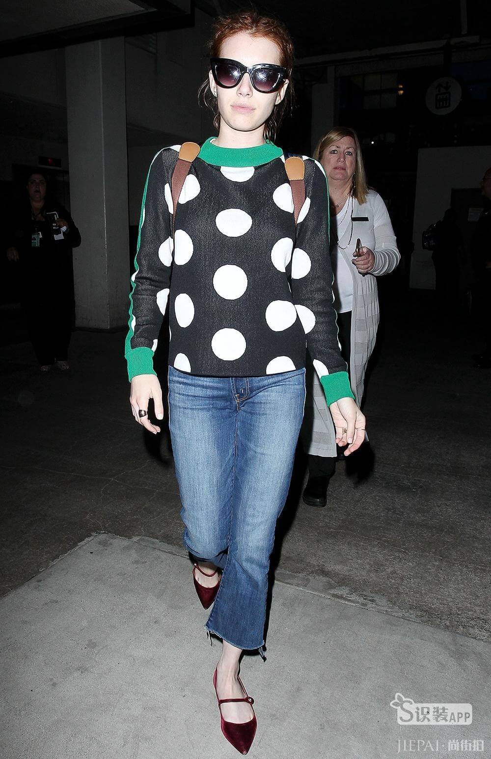 风格街拍 没想到混搭后的祖母绿单品这么好搭！