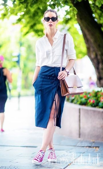 时尚女牙医!挪威博客Irina Lakicevic的显瘦穿搭术