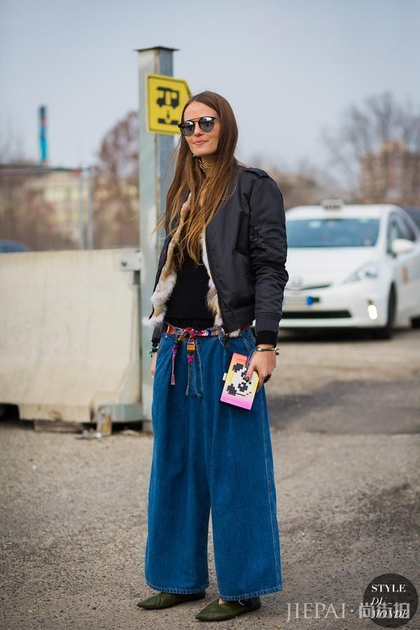 米兰时装周街拍 最潮穿搭和爆款看不停