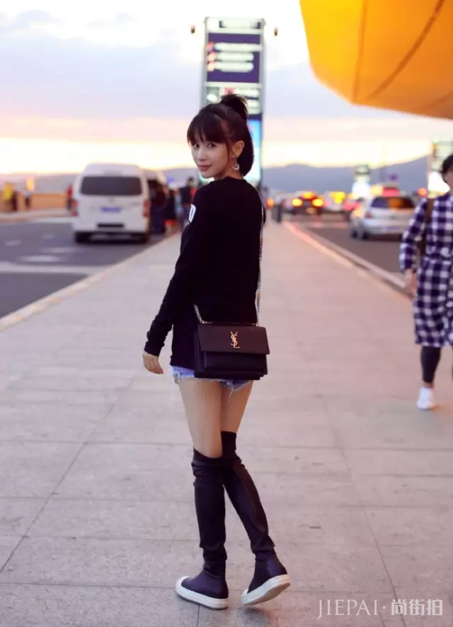 王子文街拍 看小个子女生穿衣秘籍