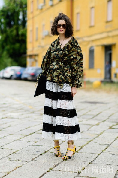 街拍米兰时装周最美穿搭