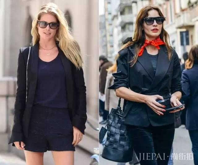 欧美街拍 一招搞定丝巾的所有搭配