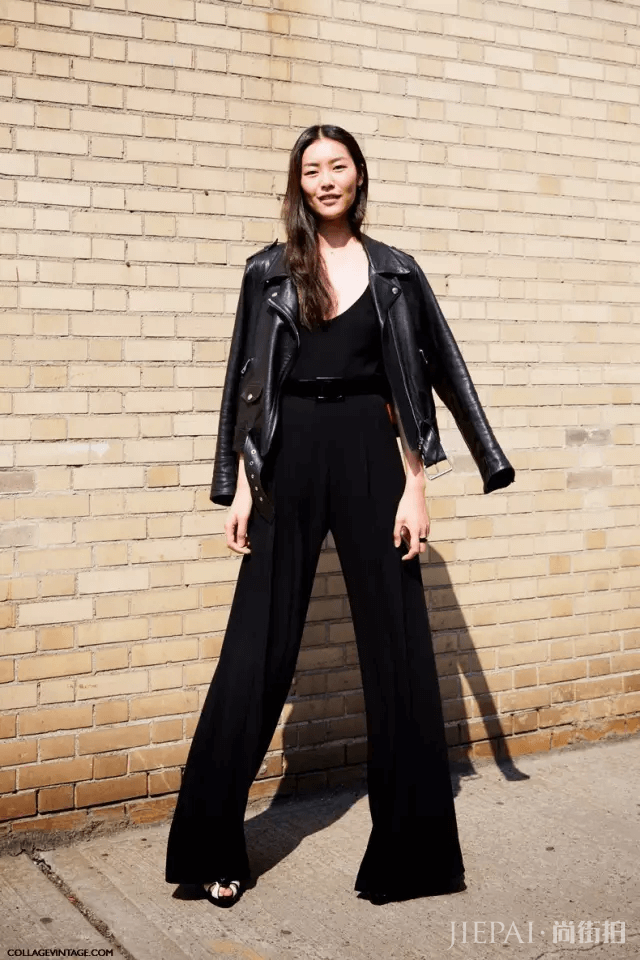 学会阔腿裤+外套的套路, 就能时髦温暖一整个秋冬!