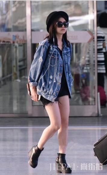 陈妍希街拍 越来越有女人味