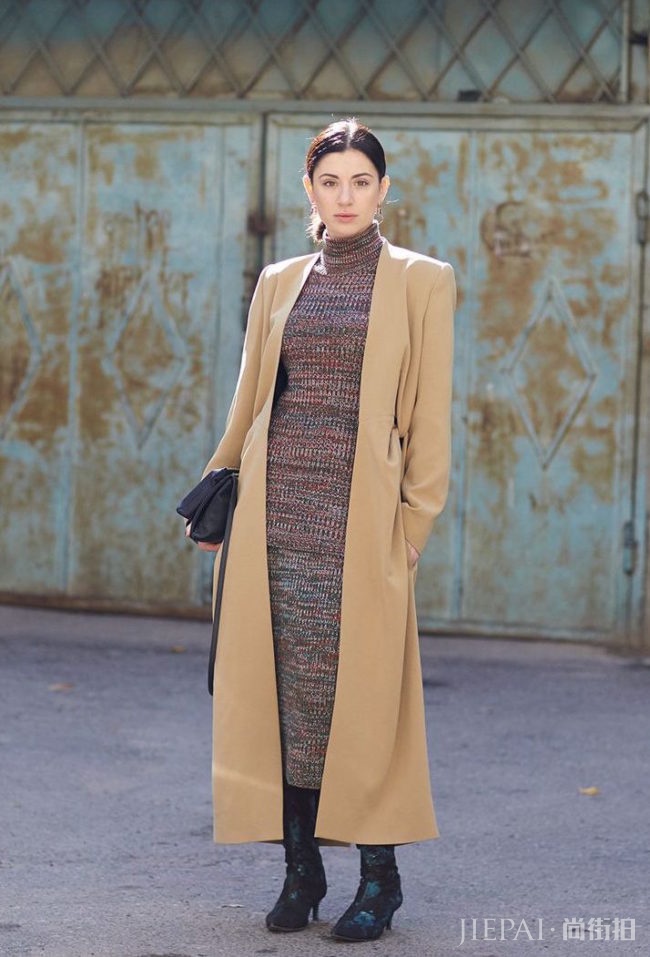 欧美街拍 超长版大衣 Duster Coat 穿搭灵感