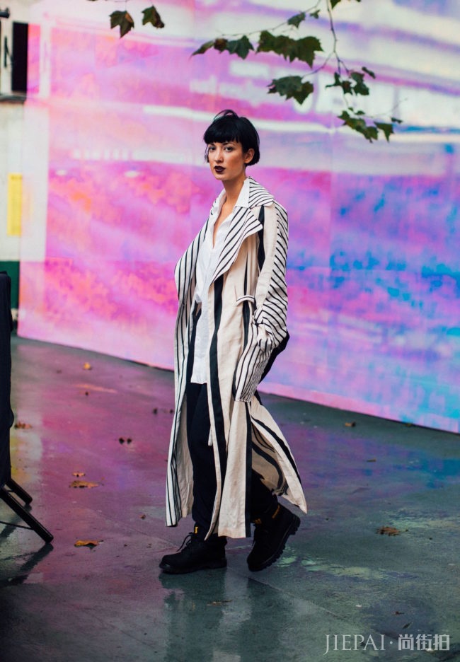 欧美街拍 超长版大衣 Duster Coat 穿搭灵感