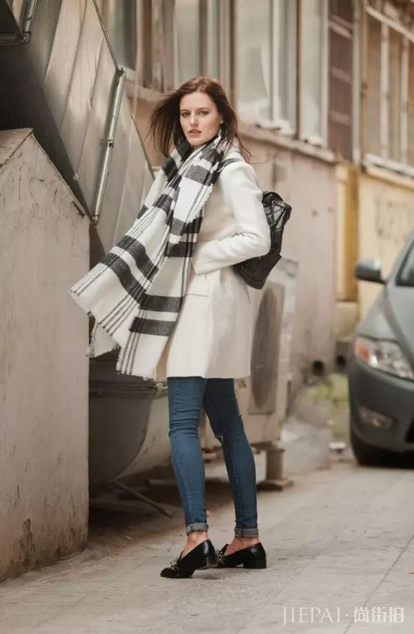 史上最全秋冬保暖cp——围巾+大衣搭配法