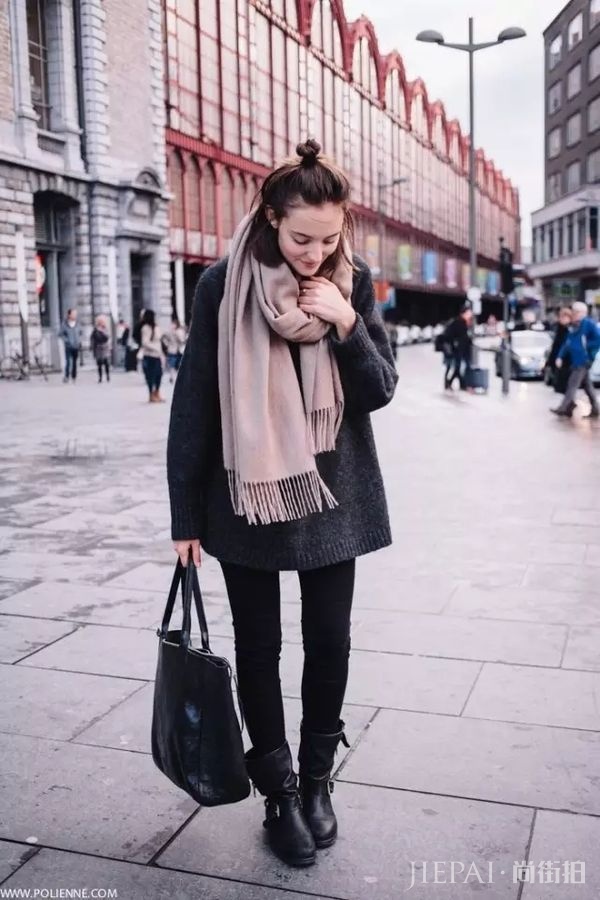 史上最全秋冬保暖cp——围巾+大衣搭配法
