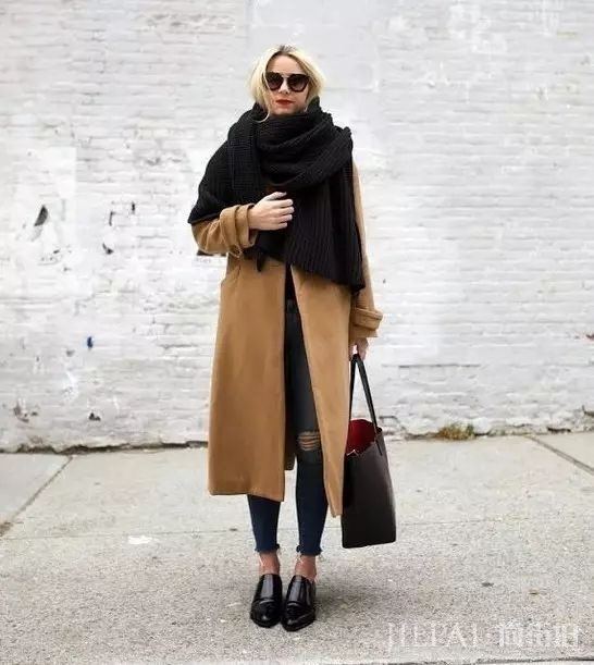 史上最全秋冬保暖cp——围巾+大衣搭配法