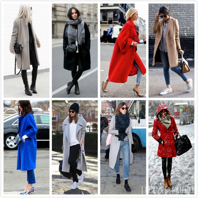 大衣街拍 能正式会休闲，还比风衣暖