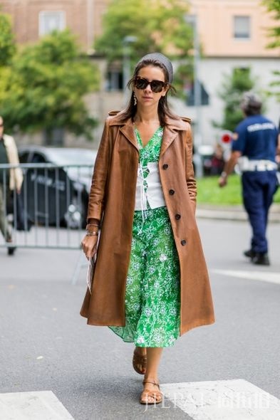 Pantone 2017代表色：森林绿色清新街拍灵感