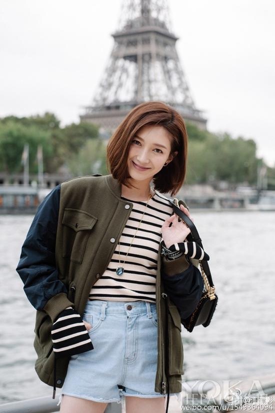 江疏影街拍 每套造型都恰到好处