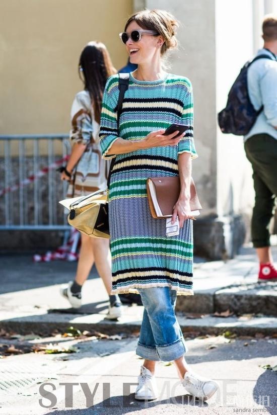 2017最意外时髦组合！裙子+裤子让你美出新高度