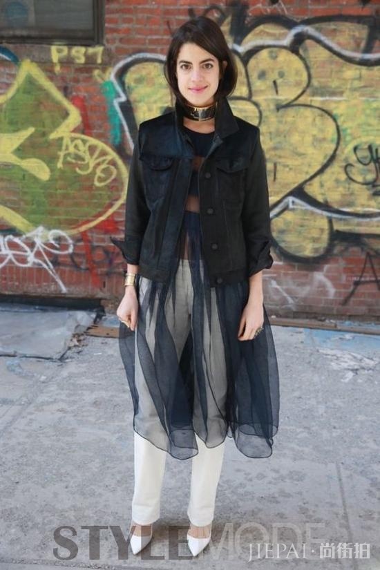 2017最意外时髦组合！裙子+裤子让你美出新高度