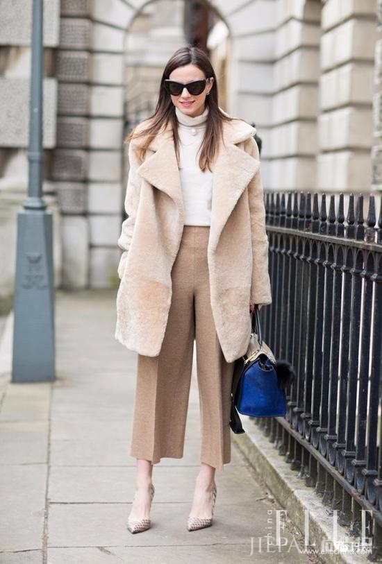 欧美街拍 针织裤搭出时尚STYLE