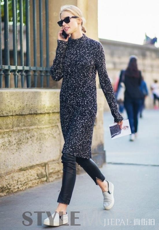 2017最意外时髦组合！裙子+裤子让你美出新高度