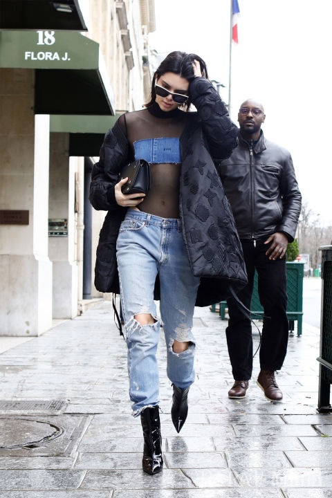 零失误穿搭,Kendall Jenner 时装周期间造型特辑