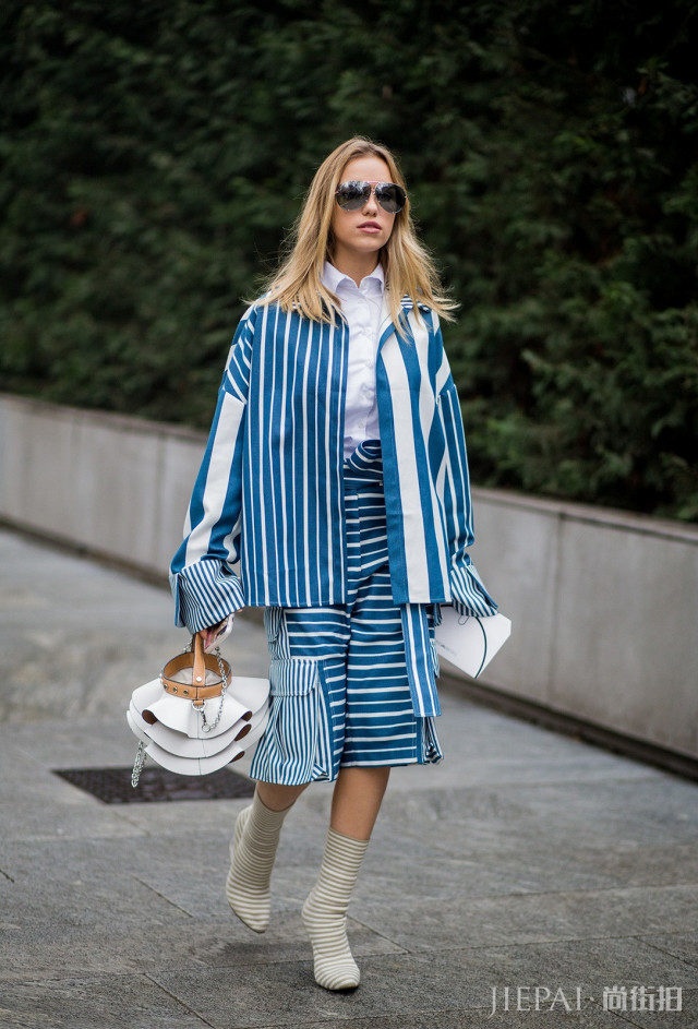 2017年秋冬米兰时装周的街拍特辑