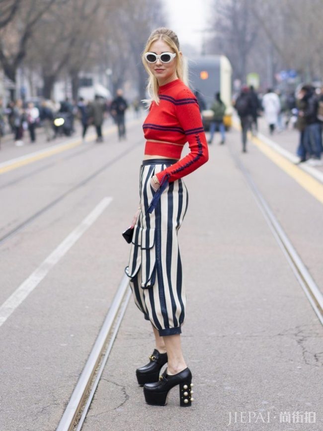 2017年秋冬米兰时装周的街拍特辑