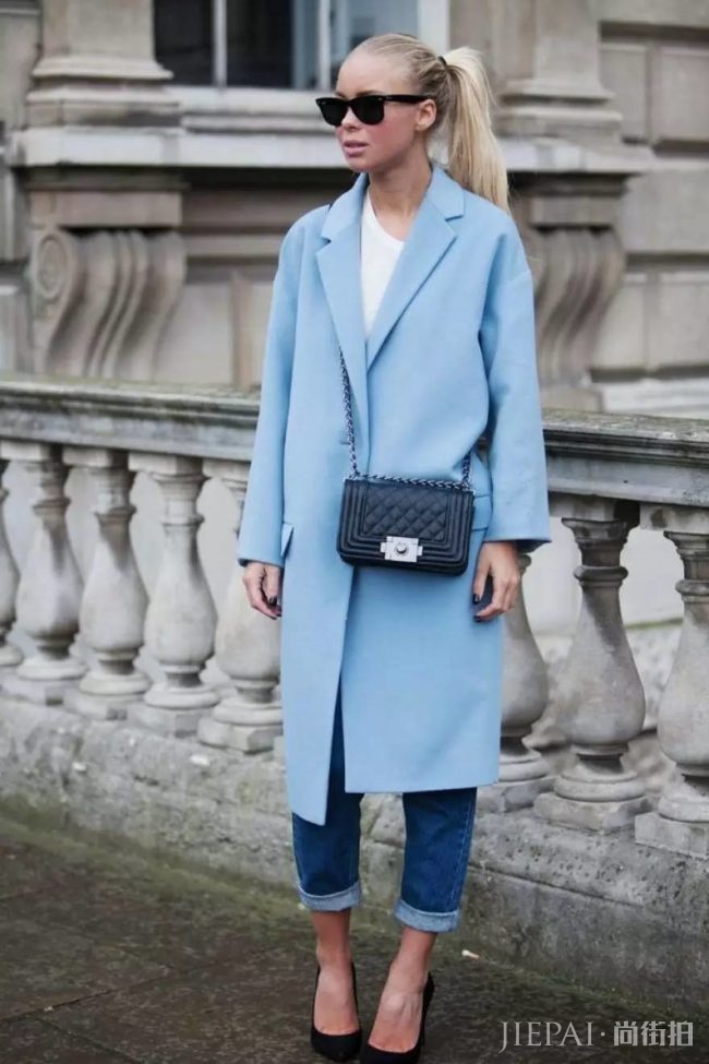 知性婴儿粉蓝，今年春天街头穿搭不能缺席的柔性色调