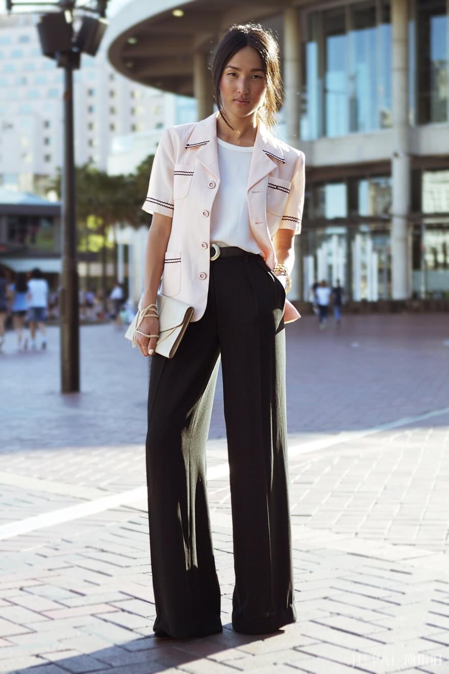 Summer Trend：迎著风走上街头，以无拘无束的西装宽裤演绎率性的夏季时尚