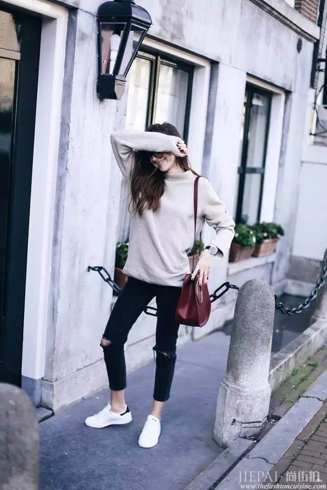 欧美街拍 秋冬这五双鞋子应该都不能少！