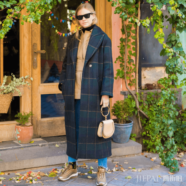 欧美街拍 今年冬季的长大衣，就以梦游般的心情定胜负