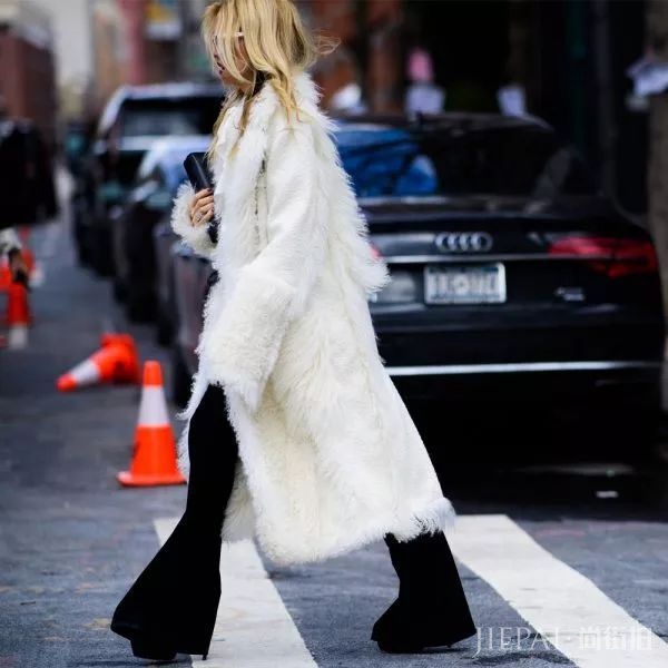 时尚街拍 长外套+阔腿裤这么好看，穿不对也白费！