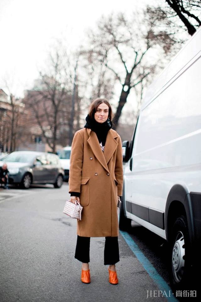 时尚街拍 长外套+阔腿裤这么好看,穿不对也白费!
