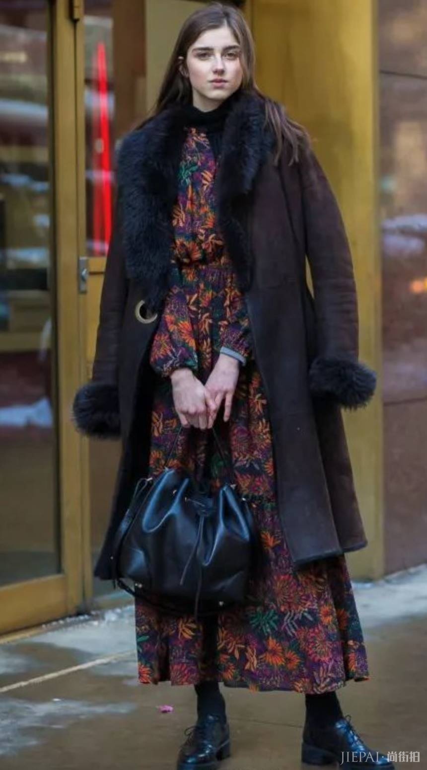 优雅也要可爱，不「长毛」的冬季如何时髦