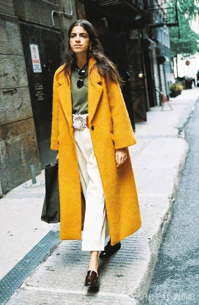 时尚街拍 长外套+阔腿裤这么好看，穿不对也白费！
