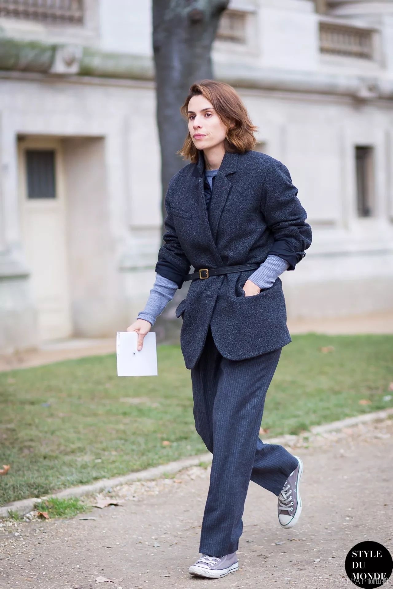 冬季穿阔腿裤要搭出72变，看欧美街拍潮人在鞋子上如何做文章！