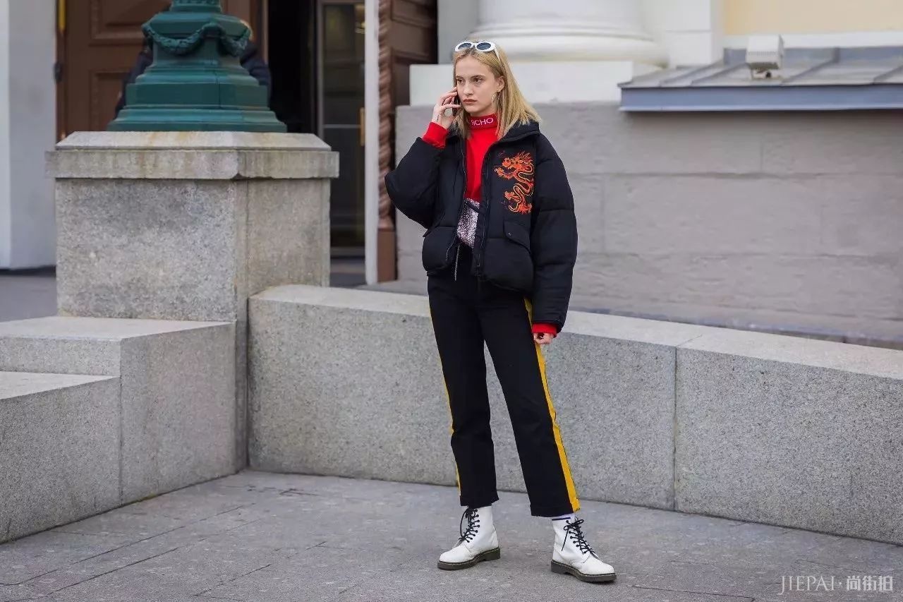 冬季穿阔腿裤要搭出72变，看欧美街拍潮人在鞋子上如何做文章！