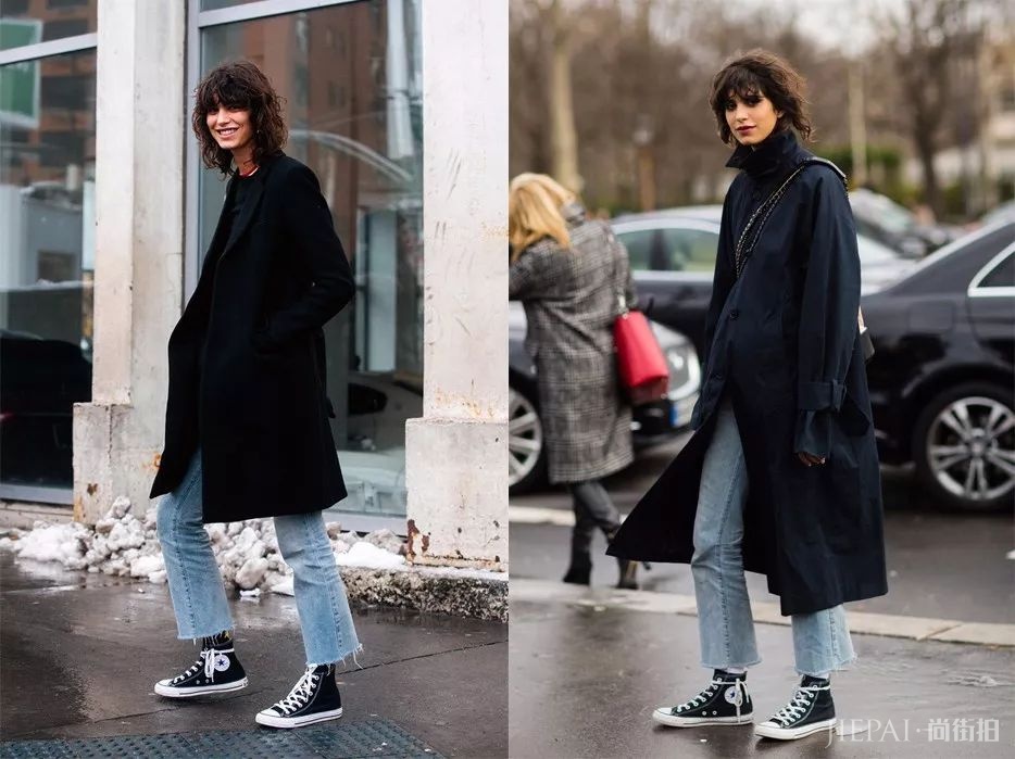 冬季穿阔腿裤要搭出72变，看欧美街拍潮人在鞋子上如何做文章！
