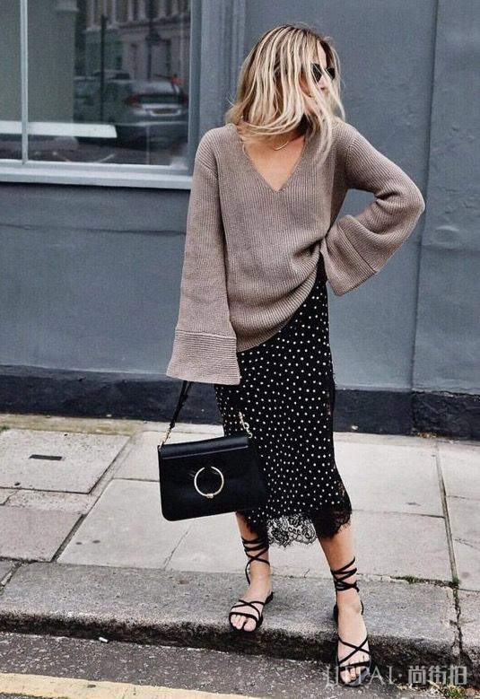 跟着时尚编辑一起看街拍：在冬季穿搭的时尚单品