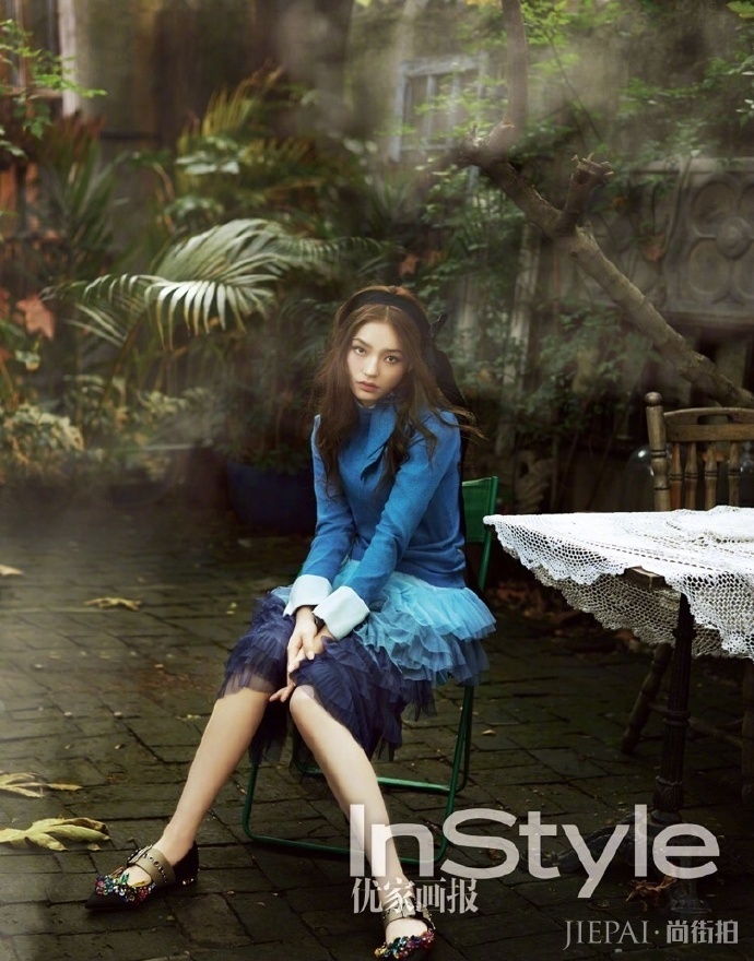 林允森系大片曝光 演绎精灵系少女