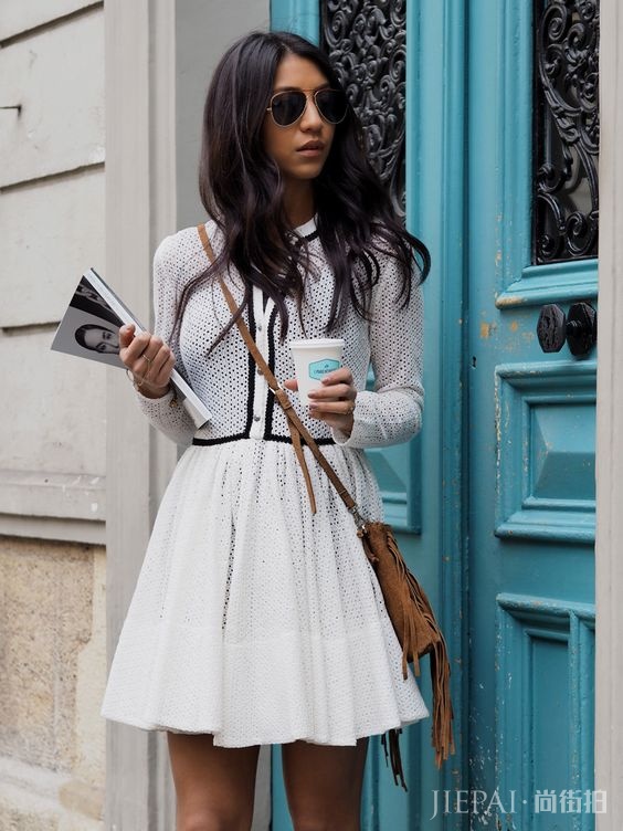 街头型人的穿搭秘诀：针织外套简单穿，时髦不老气