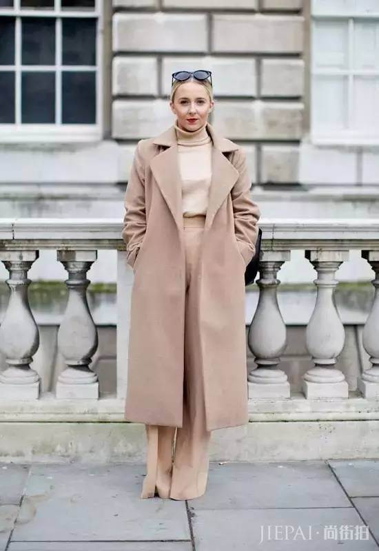 大衣配阔腿裤？街拍超好看好吗！