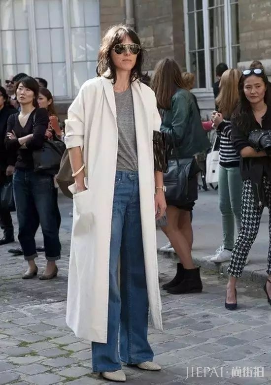 大衣配阔腿裤？街拍超好看好吗！